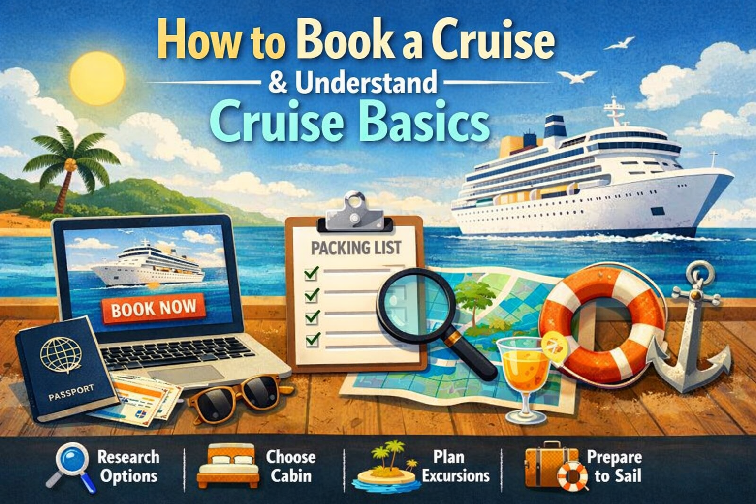 How to Book a Cruise: The Ultimate Beginner Guide
