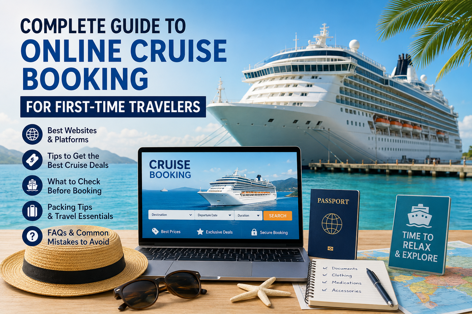 Complete Guide to Online Cruise Booking for First-Time Travelers