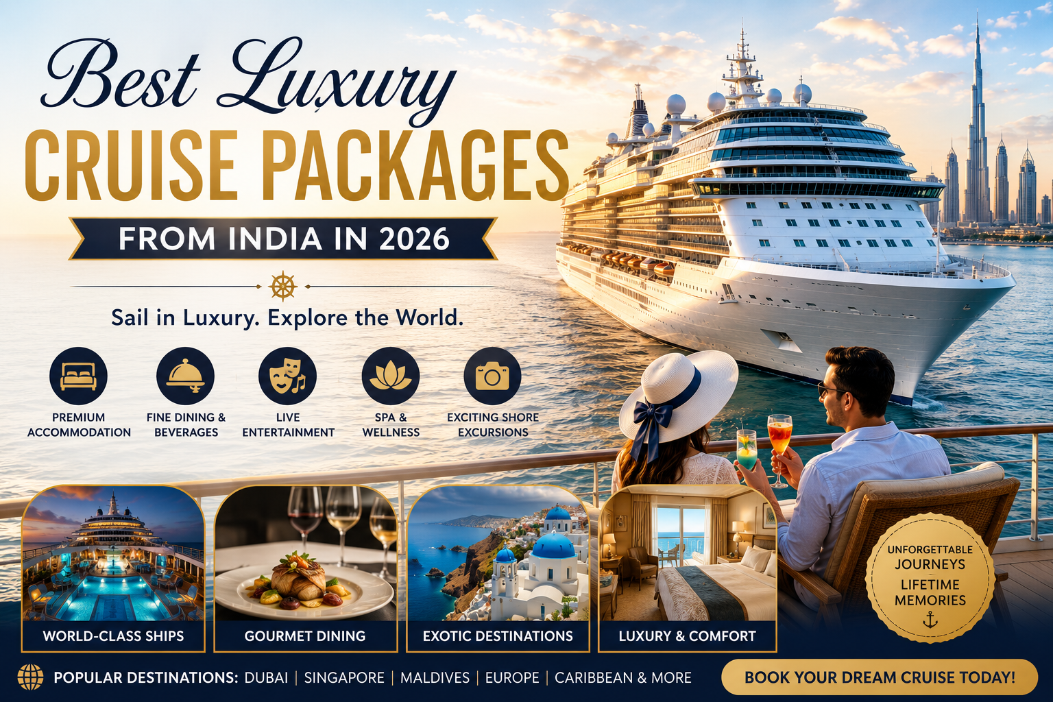 Best Luxury Cruise Packages from India in 2026