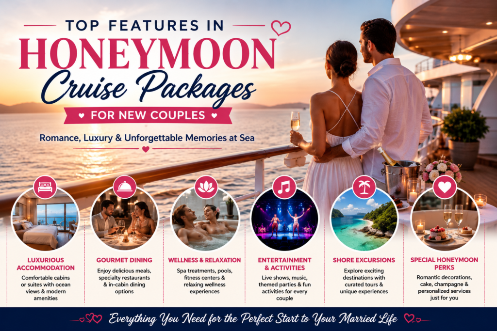 Top Features in Honeymoon Cruise Packages for New Couples