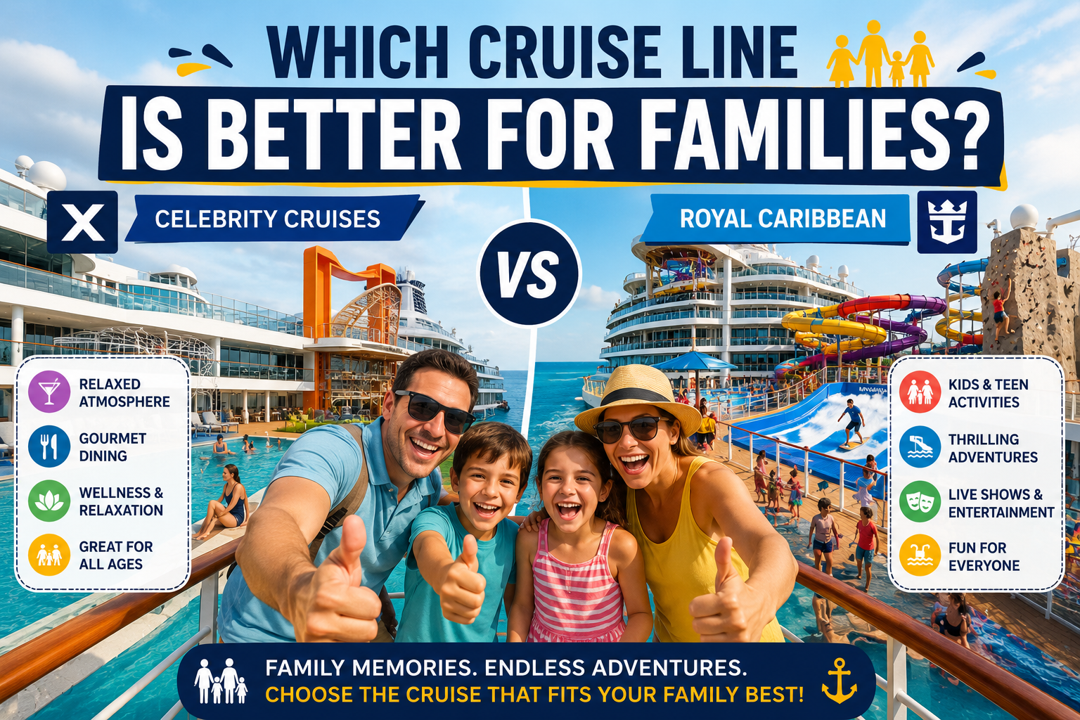 Which Cruise Line Is Better for Families?