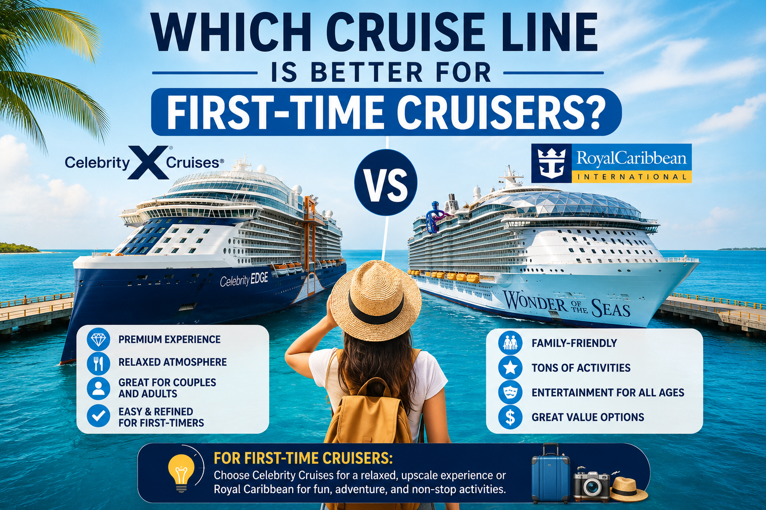 Which Cruise Line Is Better for First-Time Cruisers?