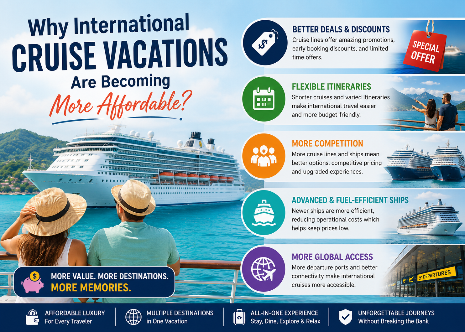 Why International Cruise Vacations Are Becoming More Affordable?