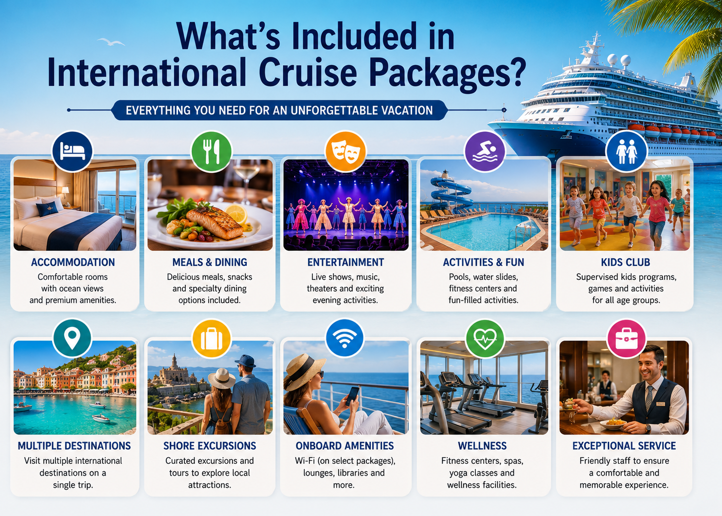 What’s Included in International Cruise Packages?