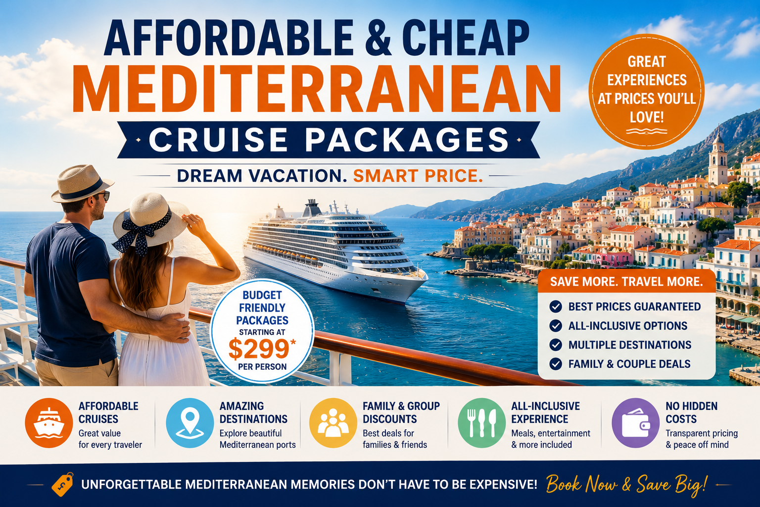 Affordable & Cheap Mediterranean Cruise Packages