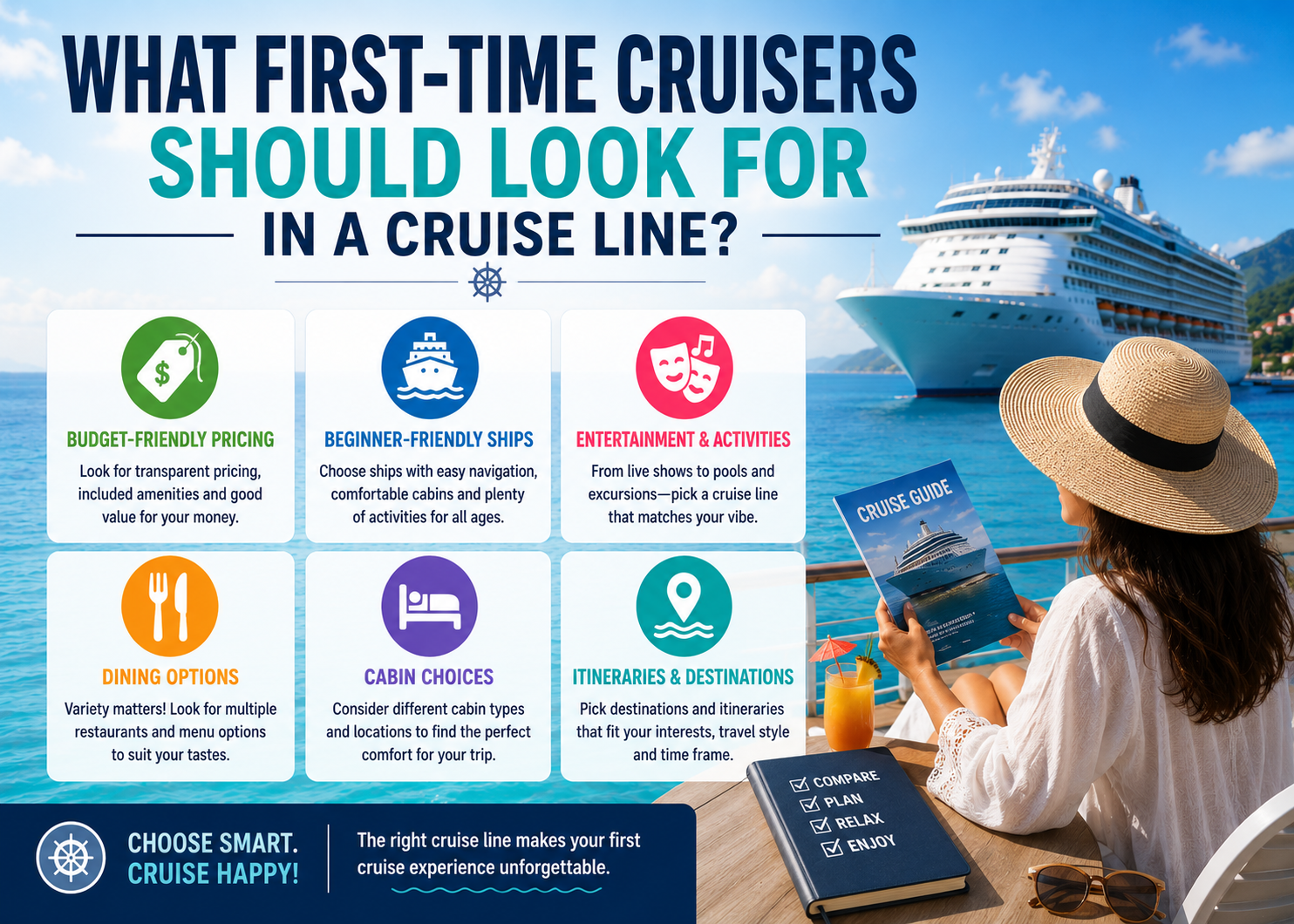 What First-Time Cruisers Should Look for in a Cruise Line?