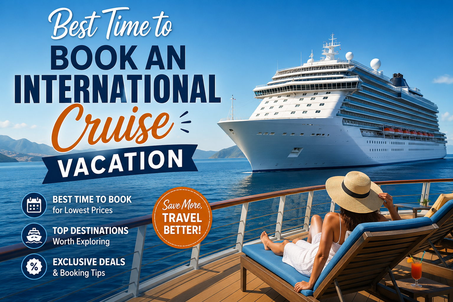 Best Time to Book an International Cruise Vacation