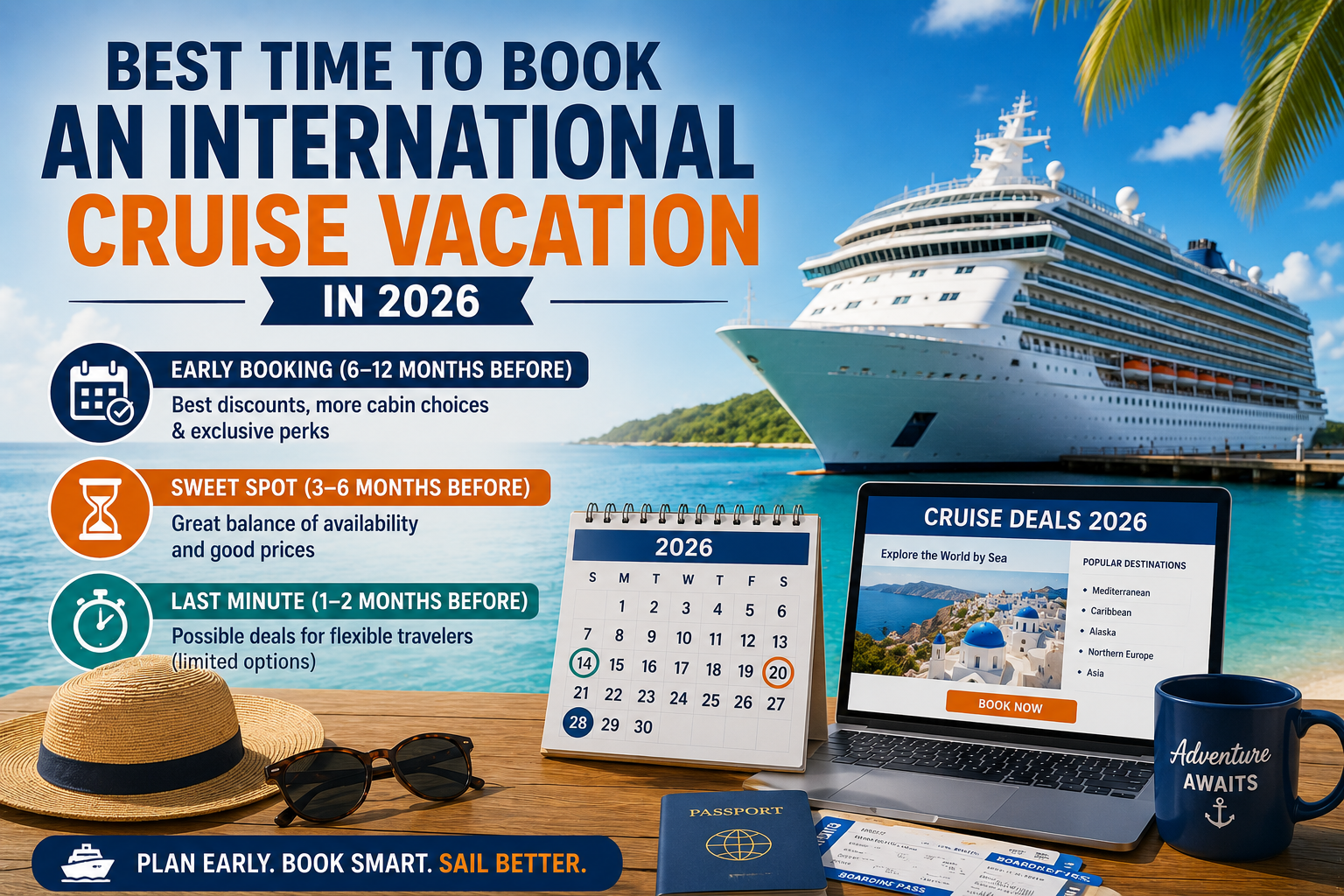 Best Time to Book an International Cruise Vacation in 2026