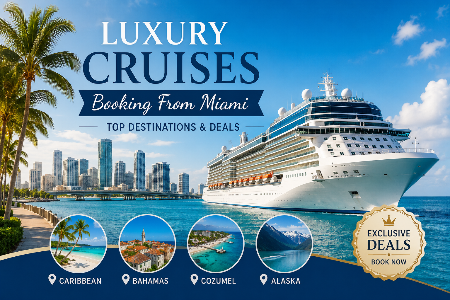 Luxury Cruises Booking From Miami: Top Destinations & Deals