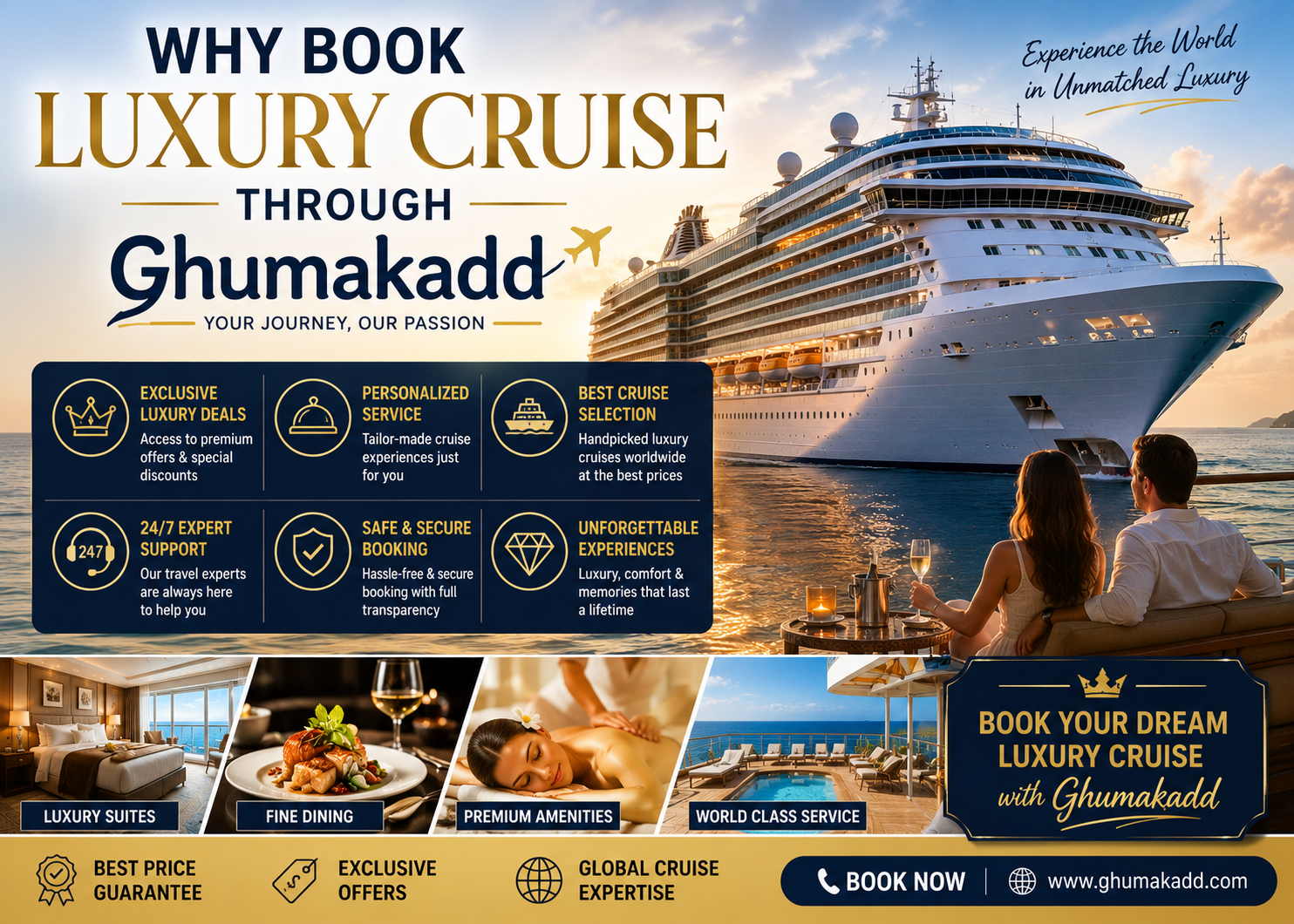 Why Book Luxury Cruise Through Ghumakadd?