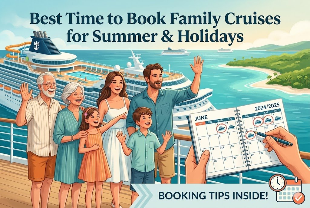 2. Best Time to Book Family Cruises for Summer & Holidays