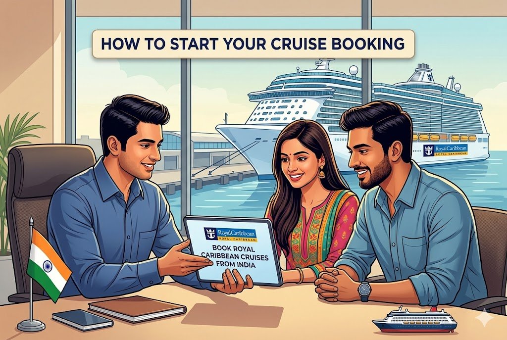 How to Start Royal Caribbean Cruise Booking from India