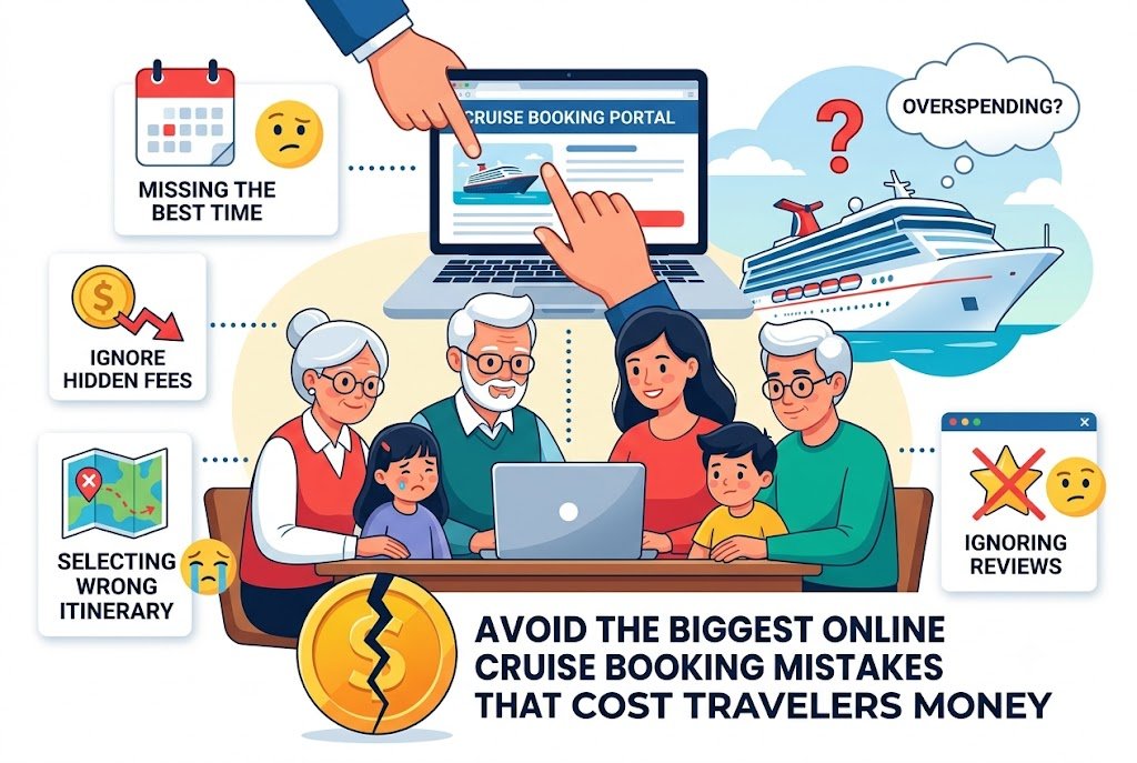 Online Cruise Booking for Families: Common Costly Mistakes