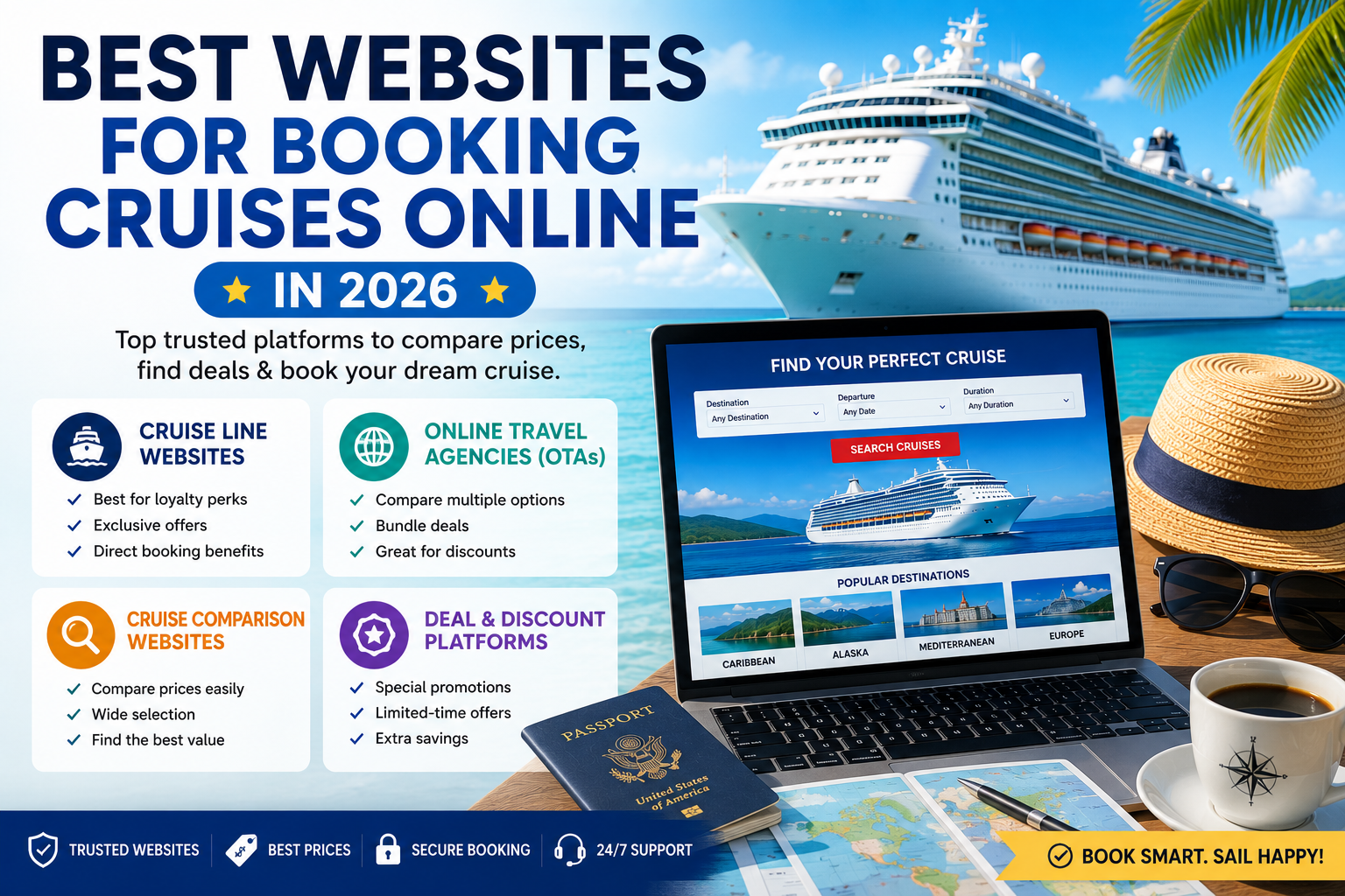 Best Websites for Booking Cruises Online in 2026