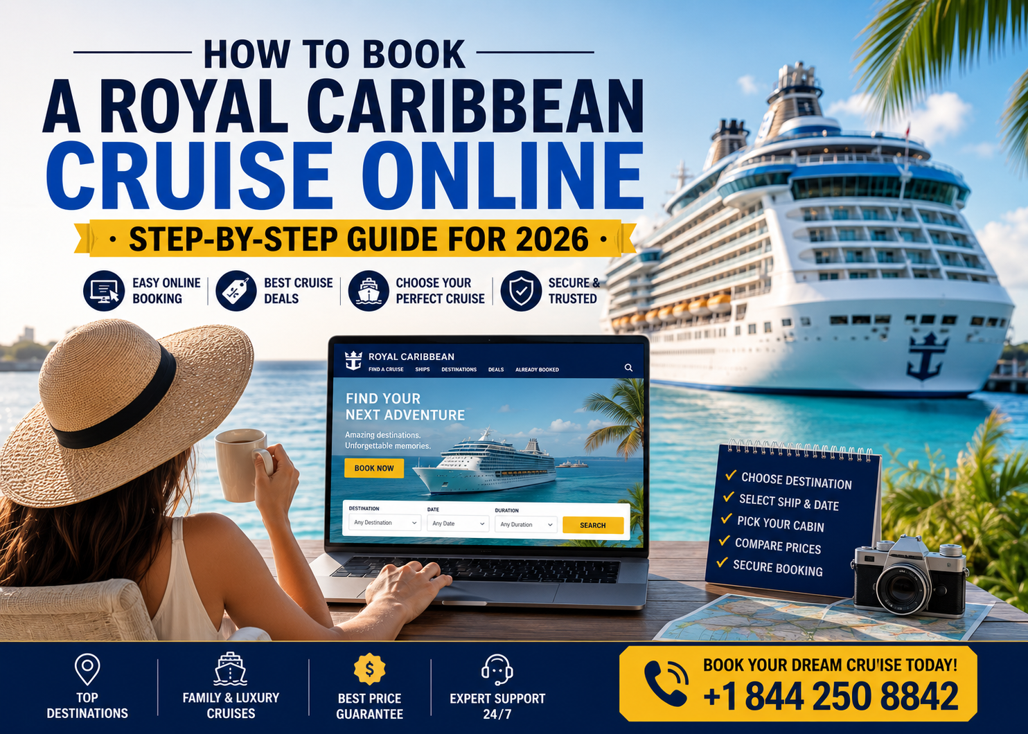 How to Book a Royal Caribbean Cruise Online?