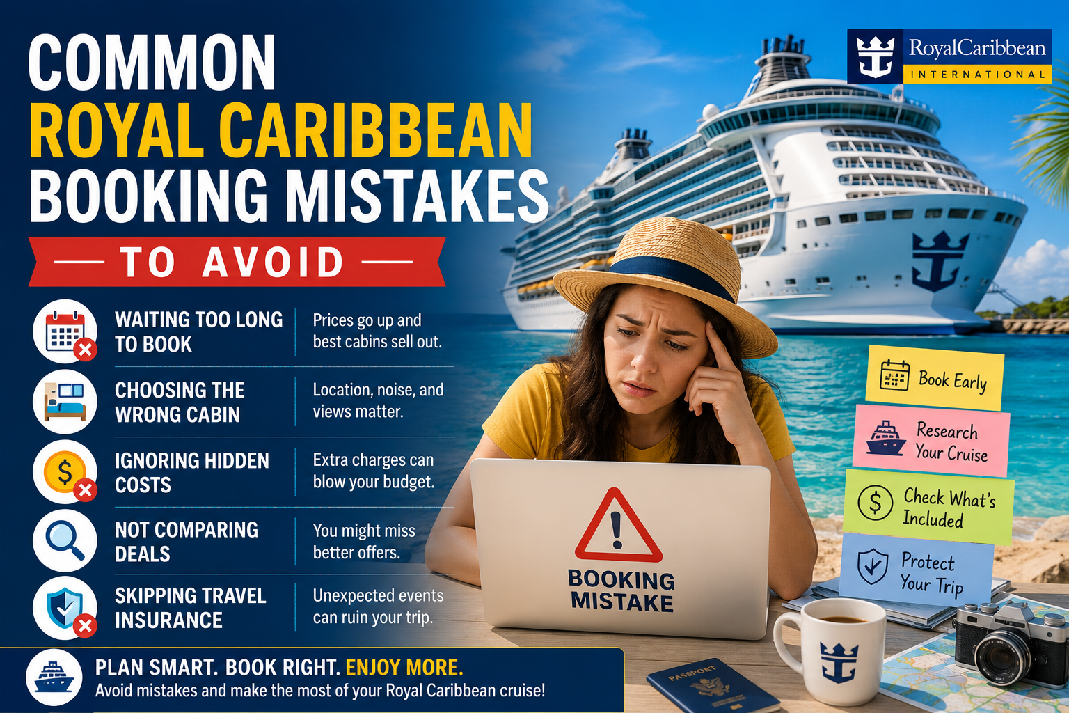 Common Royal Caribbean Booking Mistakes to Avoid
