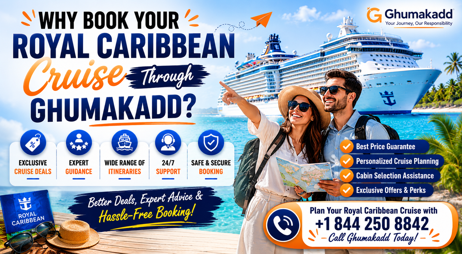 Why Book Your Royal Caribbean Cruise Through Ghumakadd?