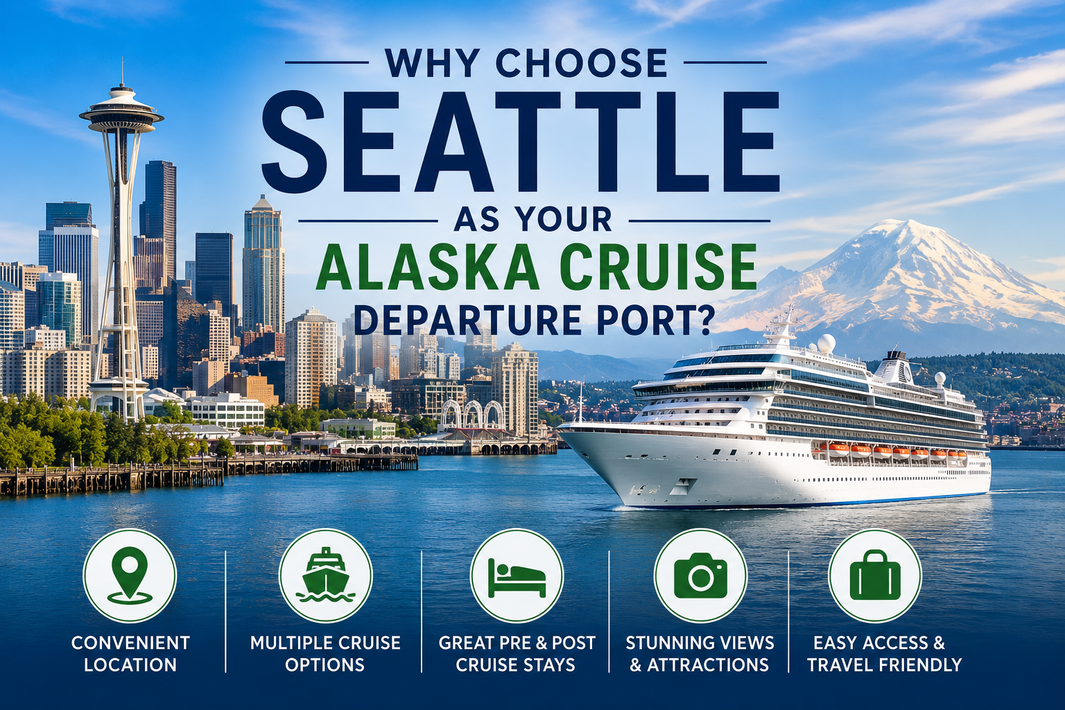 Why Choose Seattle as Your Alaska Cruise Departure Port?
