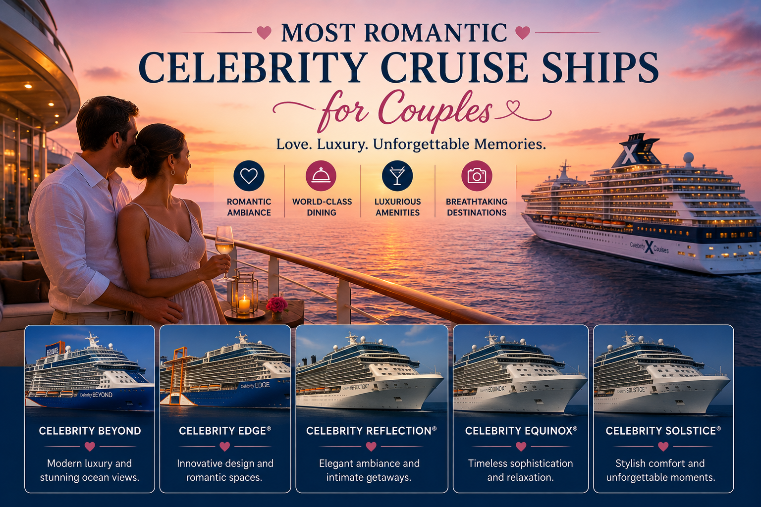 Most Romantic Celebrity Cruise Ships for Couples