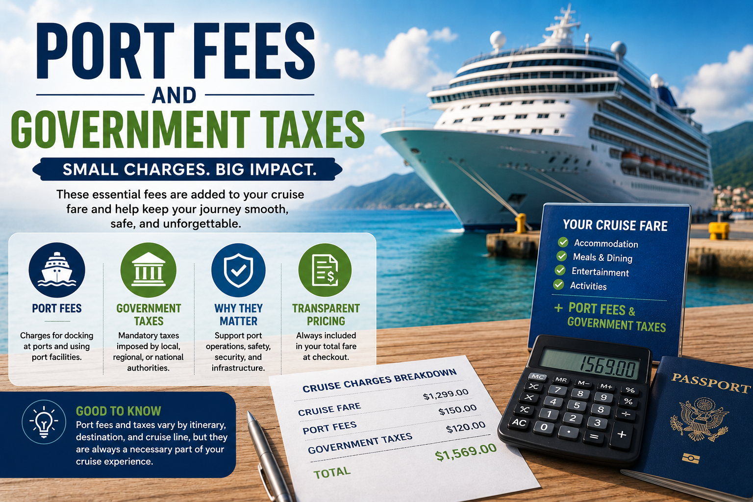 Port Fees and Government Taxes