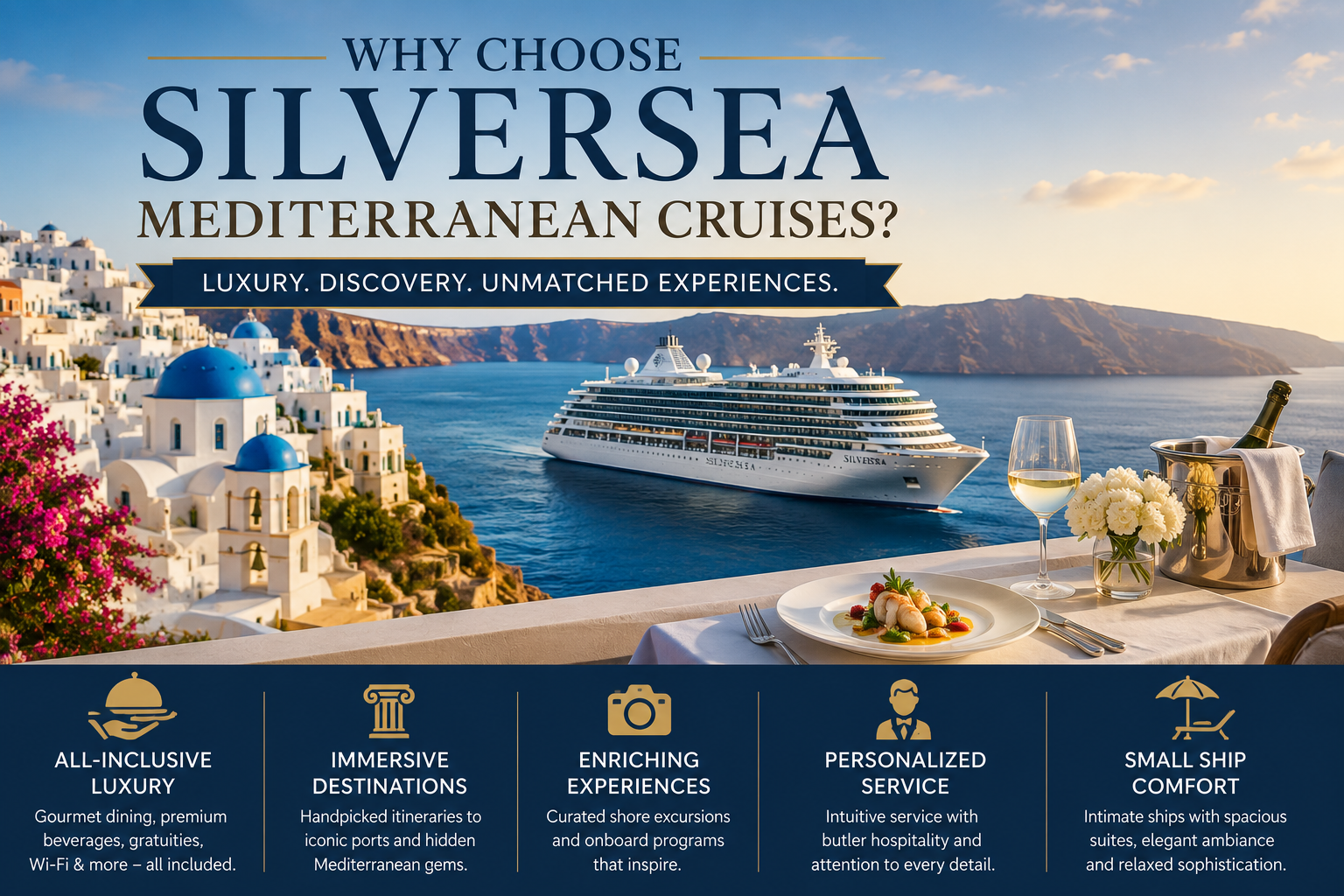 Why Choose Silversea Mediterranean Cruises?