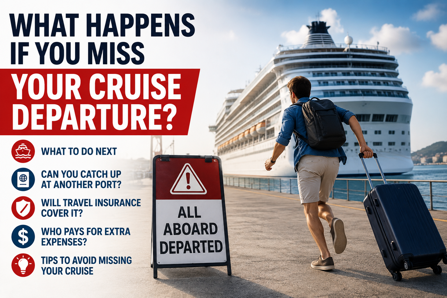 What Happens If You Miss Your Cruise Departure?