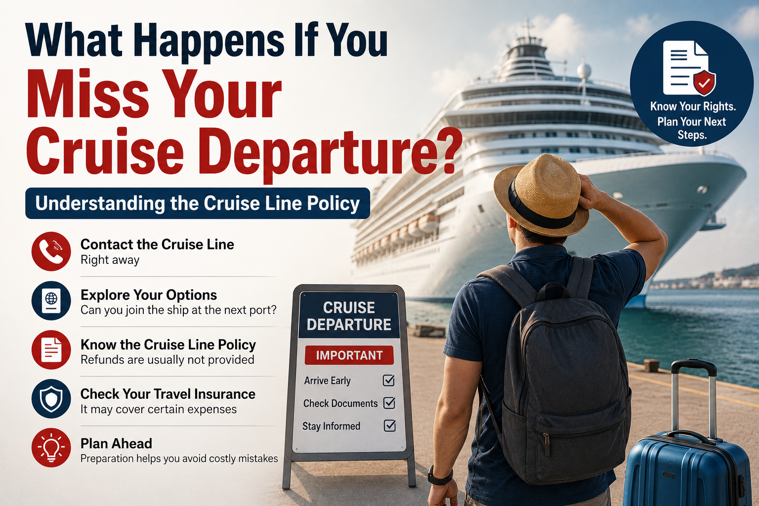 What Happens If You Miss Your Cruise Departure? Understanding the Cruise Line Policy