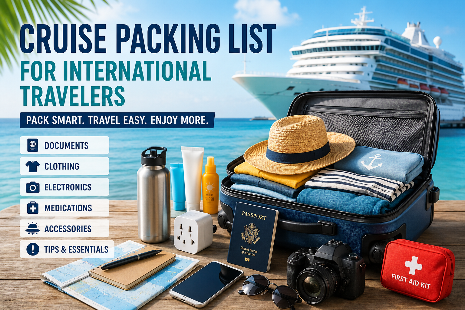 Cruise Packing List for International Travelers