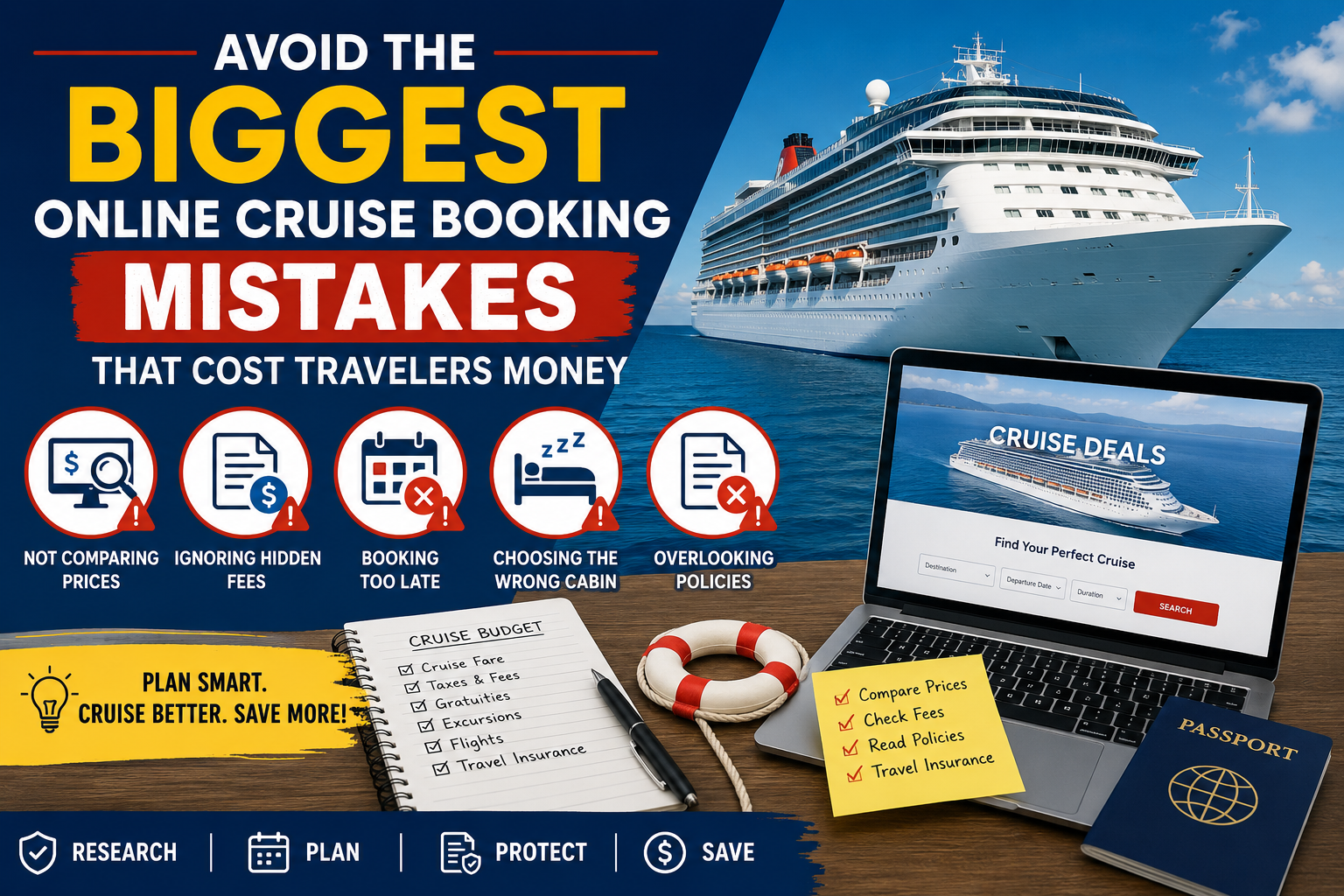Biggest Online Cruise Booking Mistakes That Cost Travelers Money