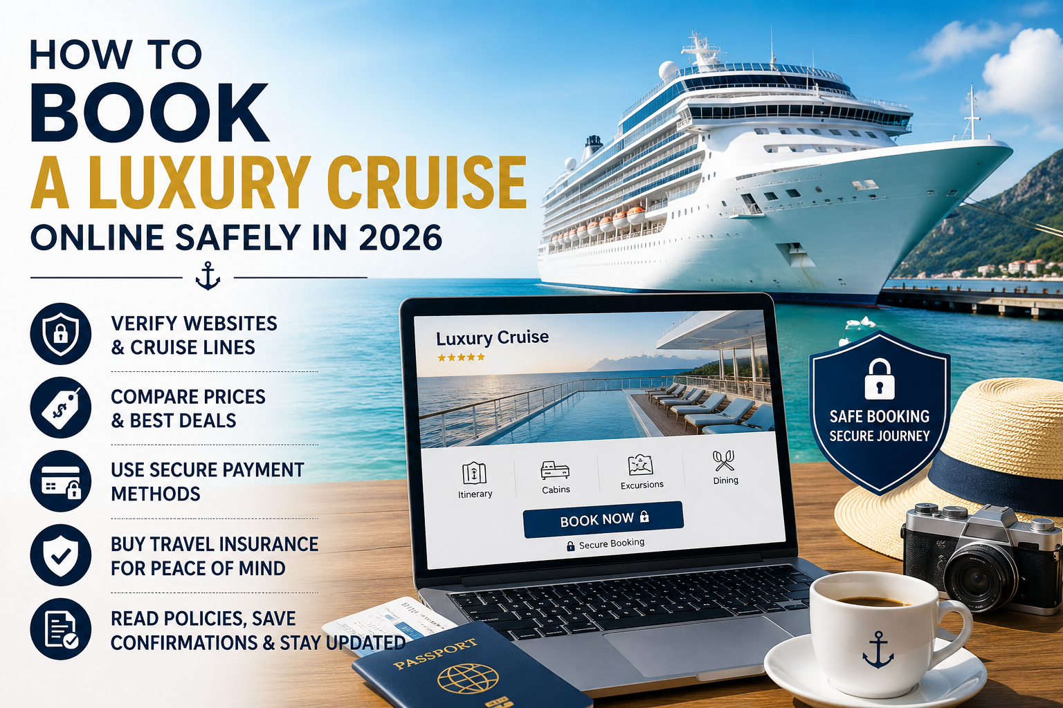 How to Book a Luxury Cruise Online Safely: Complete 2026 Guide