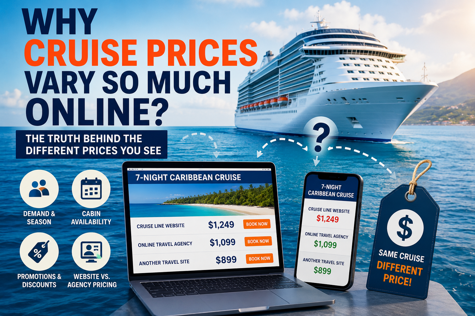 Why Cruise Prices Vary So Much Online