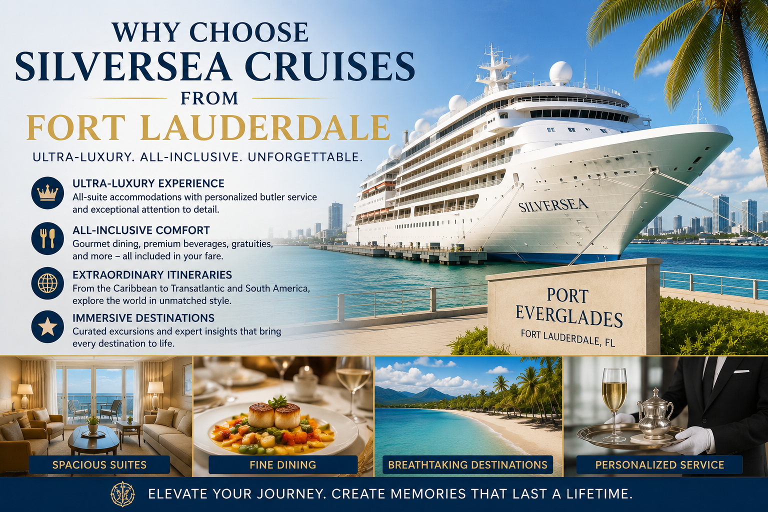 Why Choose Silversea Cruises from Fort Lauderdale
