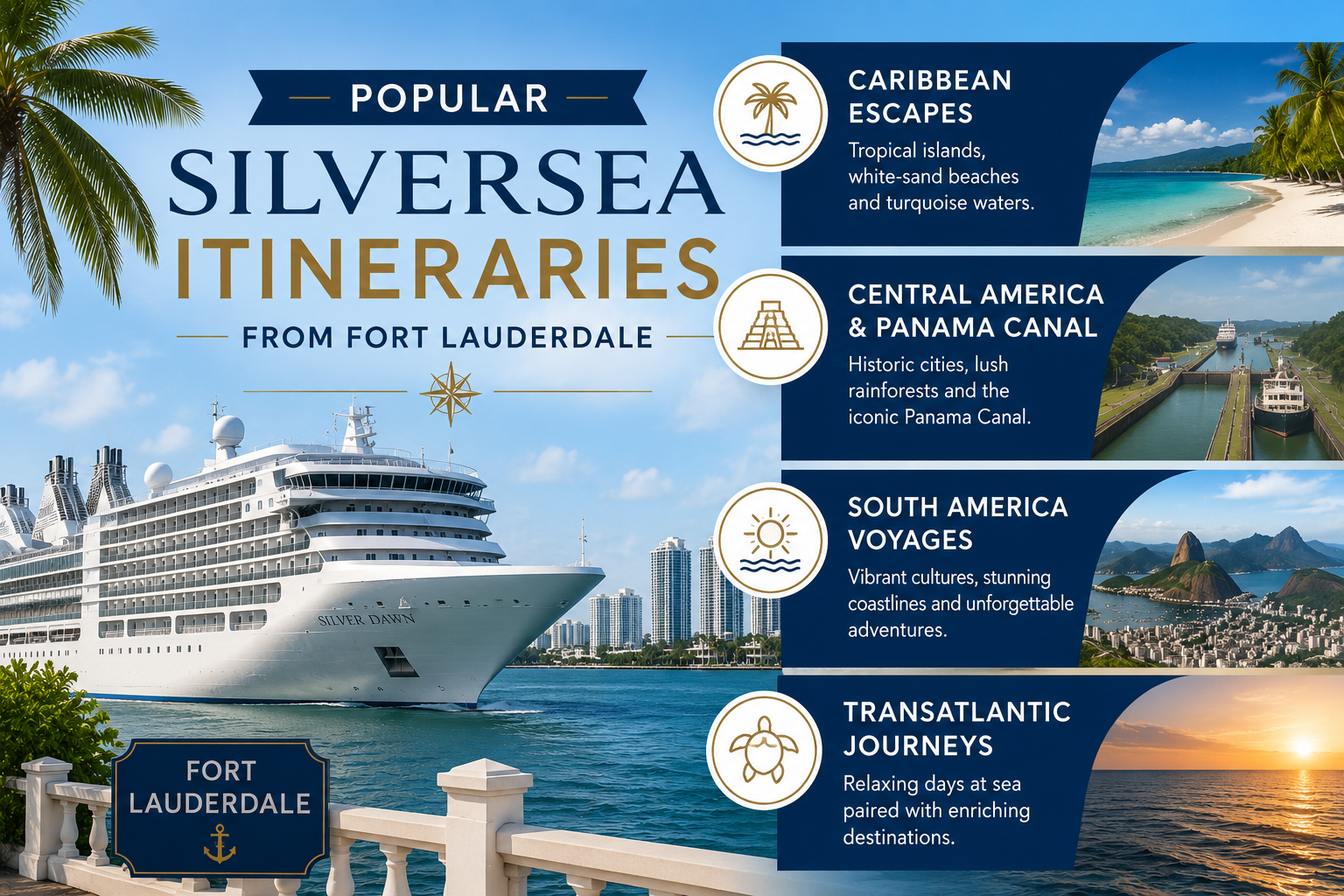 Popular Itineraries from Fort Lauderdale