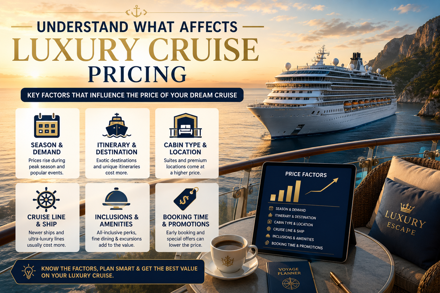 Understand What Affects Luxury Cruise Pricing