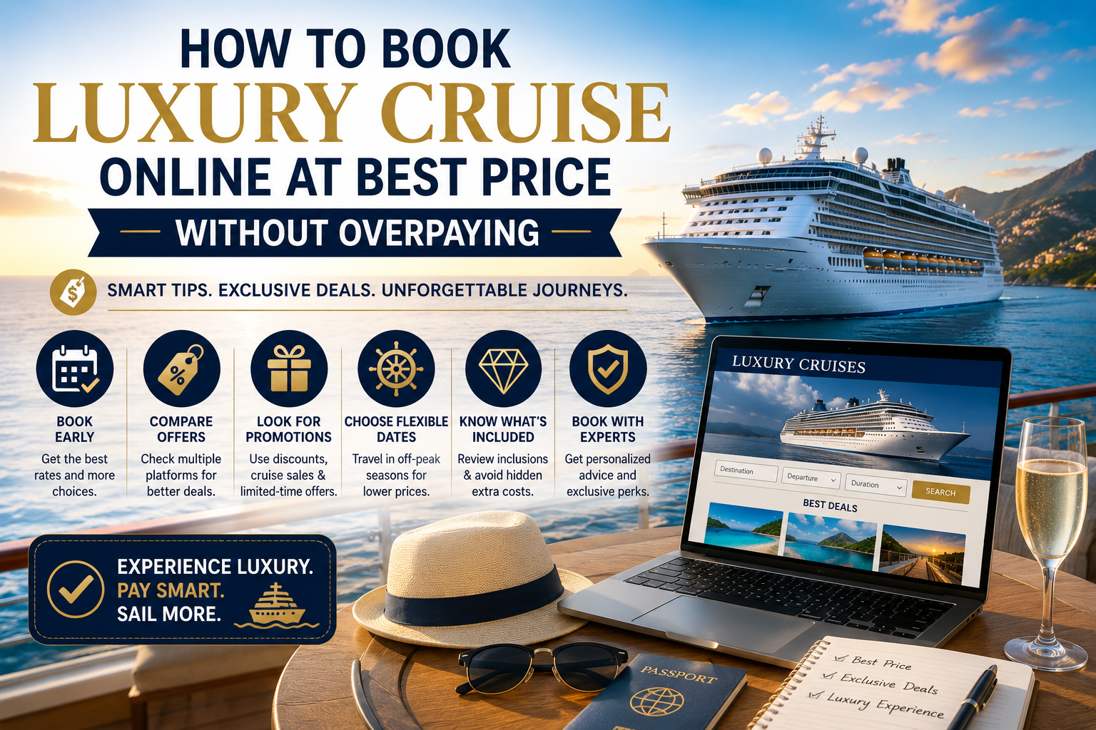 How to Book Luxury Cruise Online at Best Price Without Overpaying