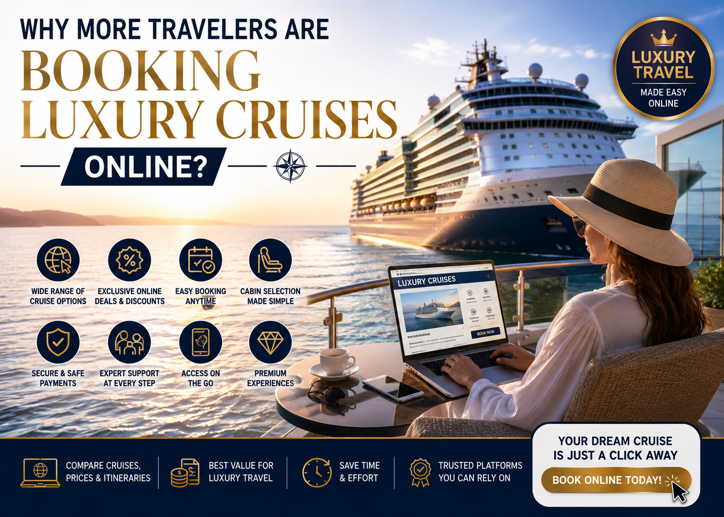 Best Time to Book a Luxury Cruise
