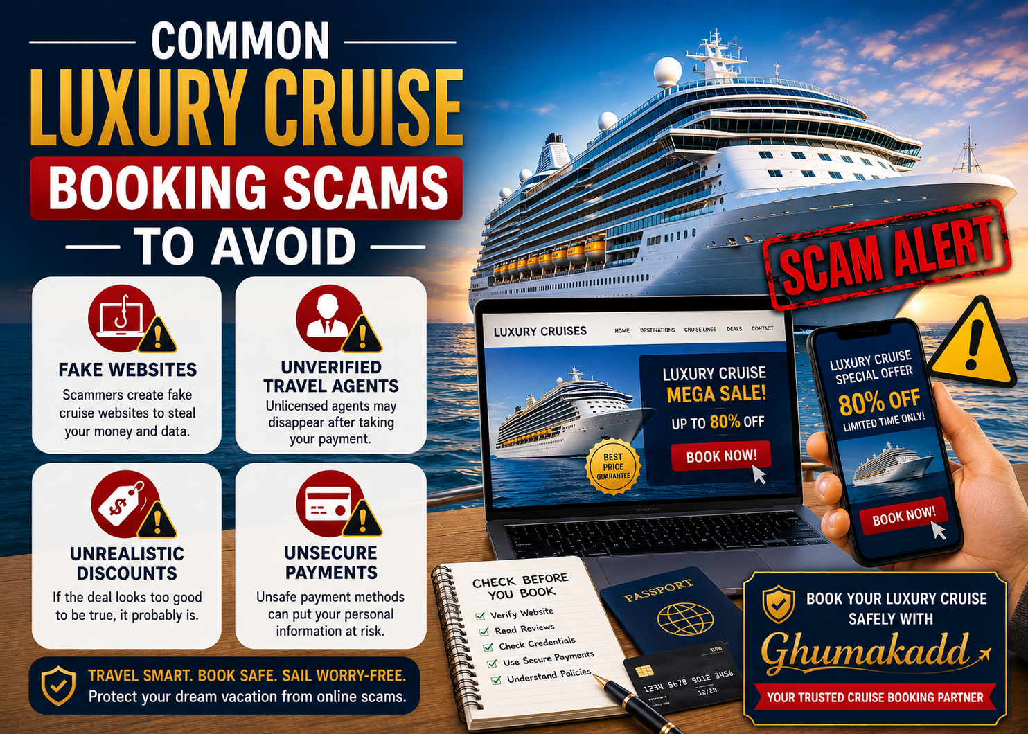 Common Luxury Cruise Booking Scams to Avoid