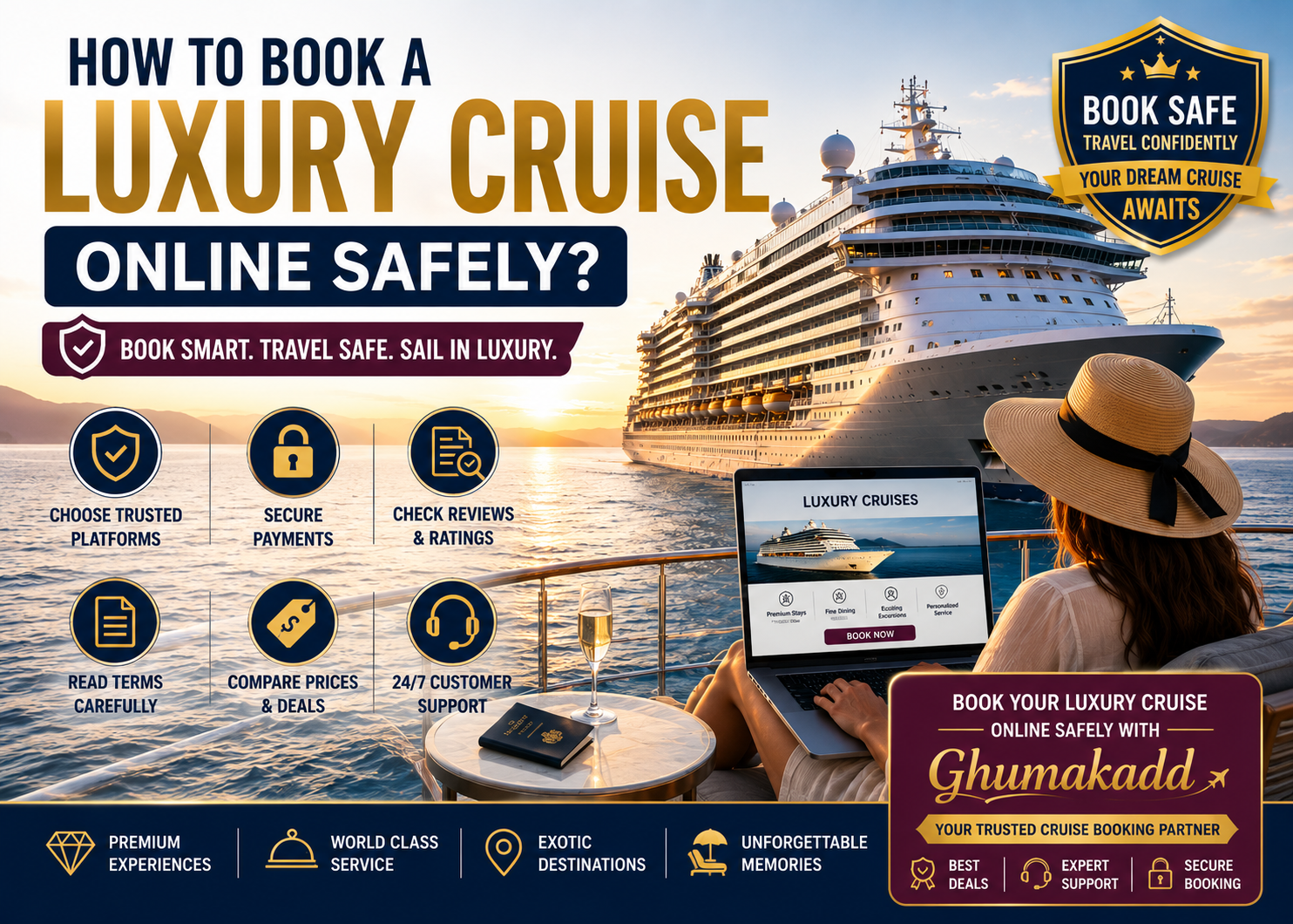 How to Book a Luxury Cruise Online Safely: Complete 2026 Guide
