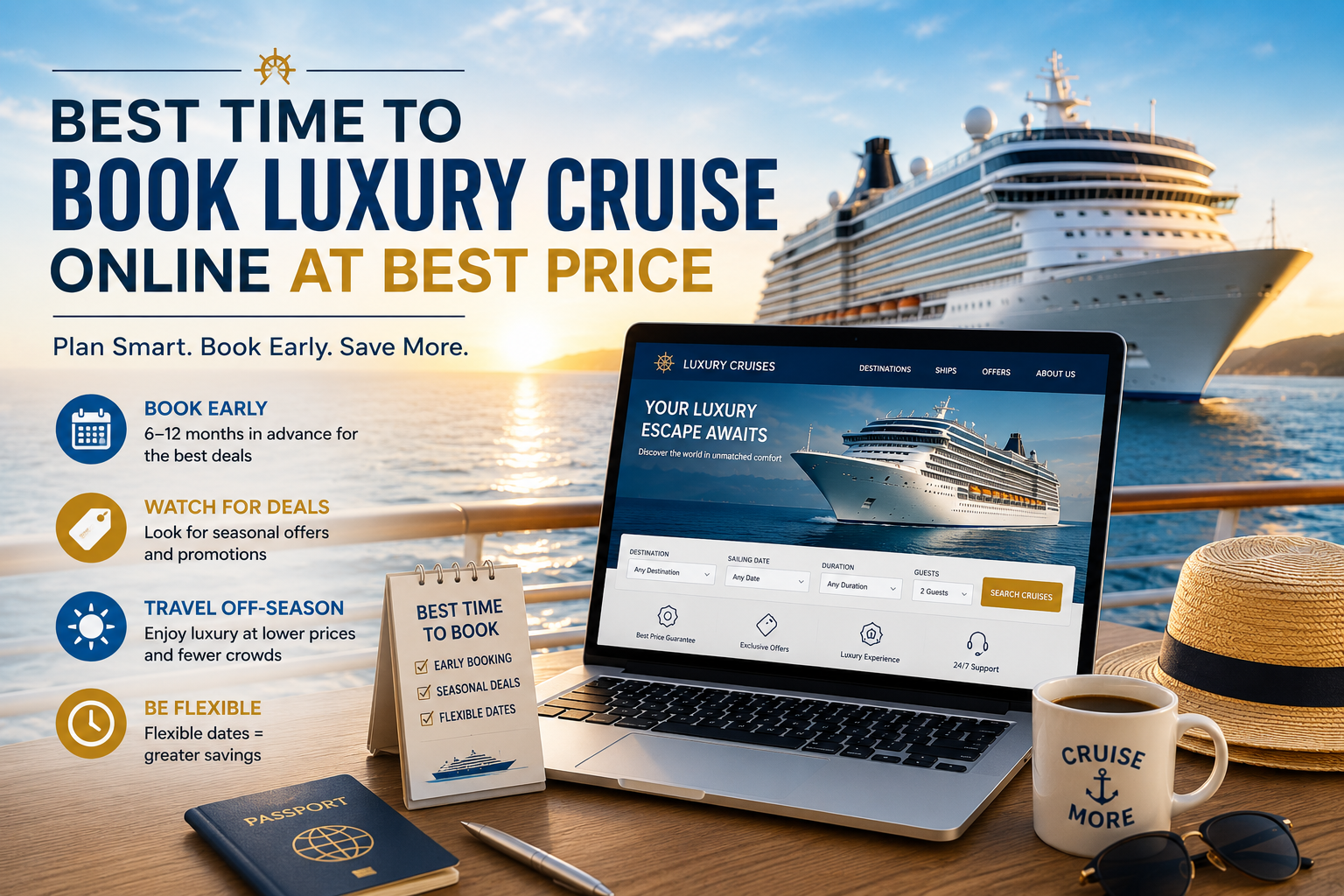 Best Time to Book Luxury Cruise Online at Best Price