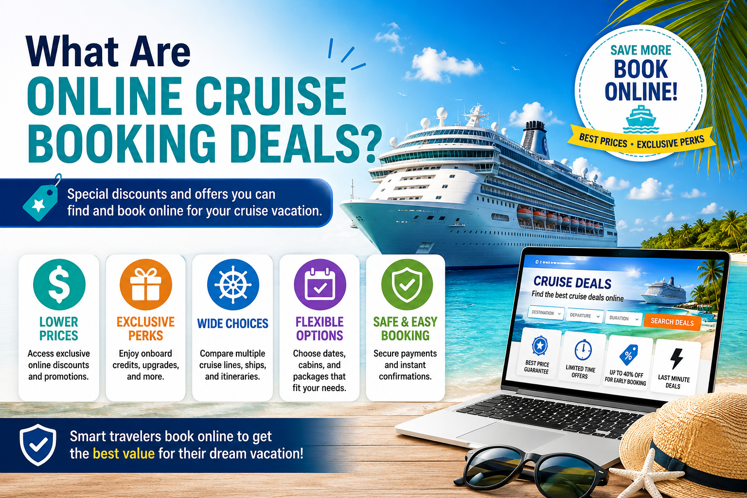 What Are Online Cruise Booking Deals?