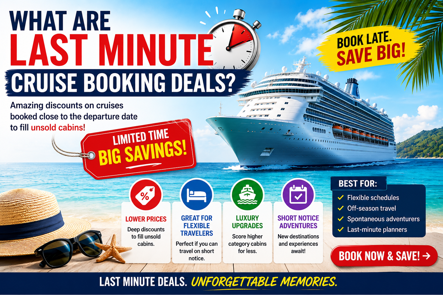 What Are Last Minute Cruise Booking Deals?